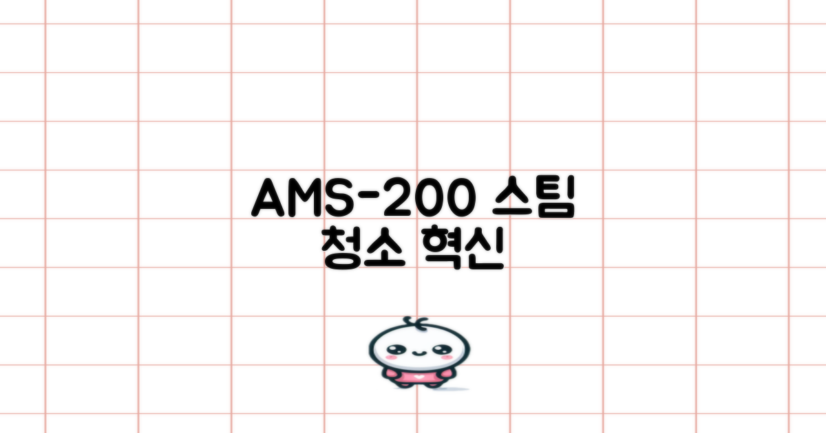 스팀 청소기의 혁신, AMS-200