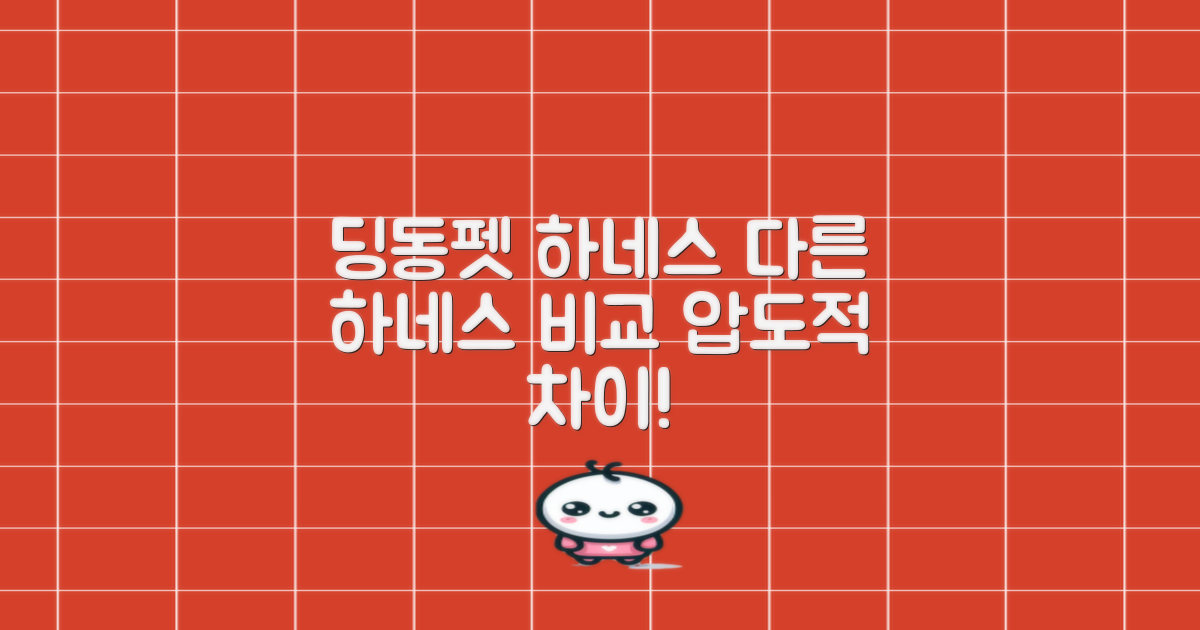 딩동펫 하네스, 다른 하네스와 비교