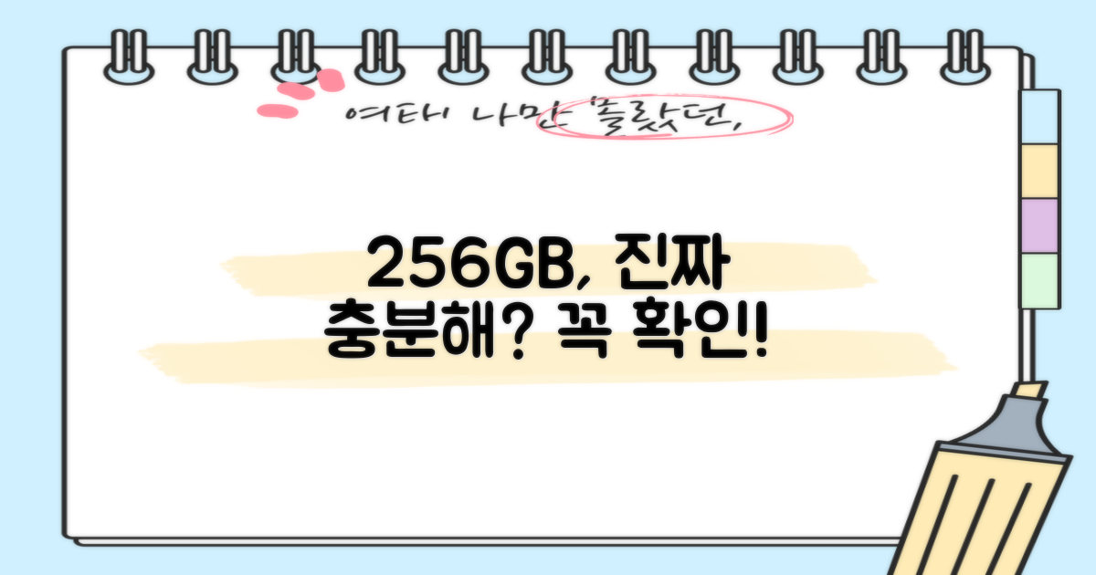 256GB, 충분할까?