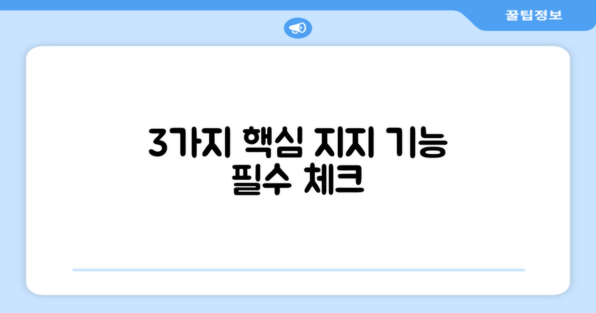 3가지 핵심 지지 기능