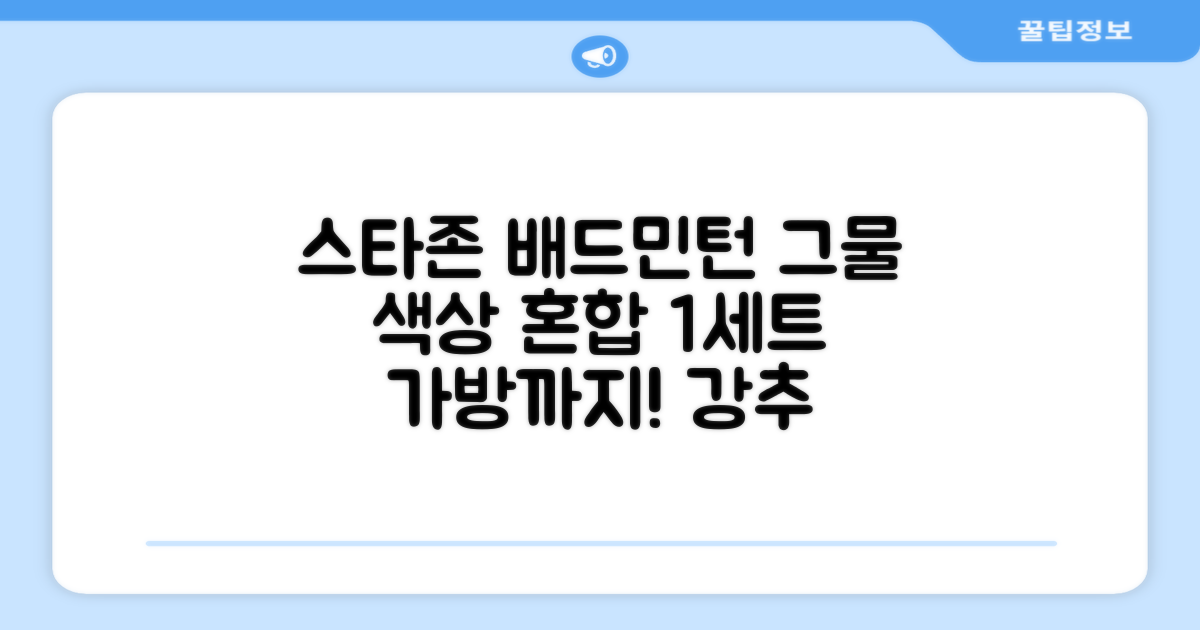 스타존 배드민턴 그물 네트 + 가방, 혼합색상, 1세트 추천 리뷰