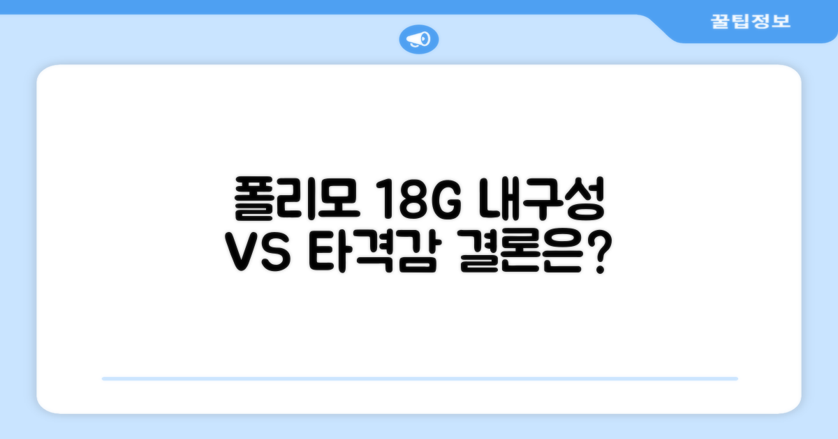 폴리모 18G, 내구성 vs 타격감