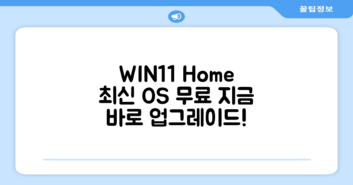 WIN11 Home 최신 OS 제공