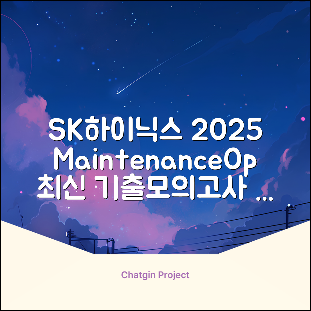2025 SK하이닉스 Maintenance / Operator 온라인 SKCT: 영역별 필수이론 + 최신 기출유형 모의고사, 고시넷 추천 리뷰
