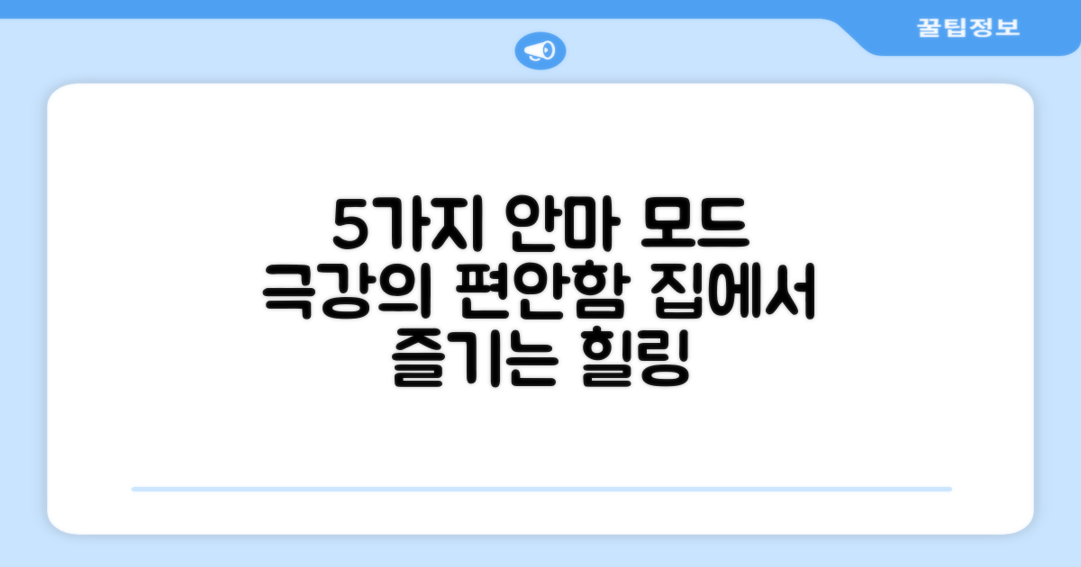 5가지 안마 모드