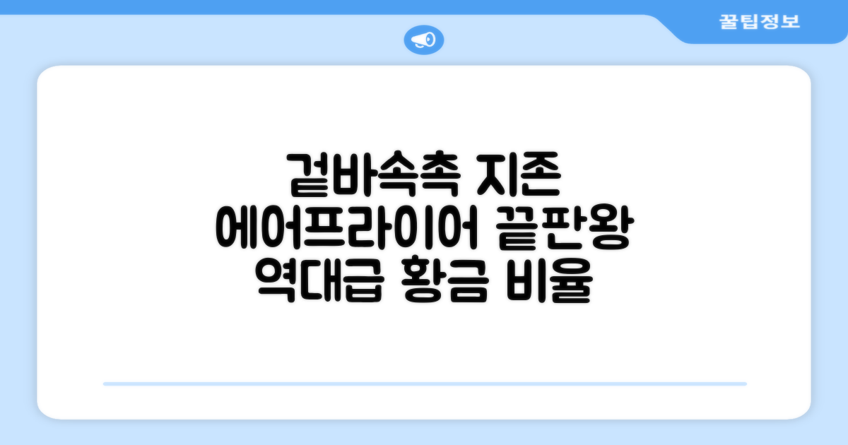 겉바속촉, 에어프라이어 최강자