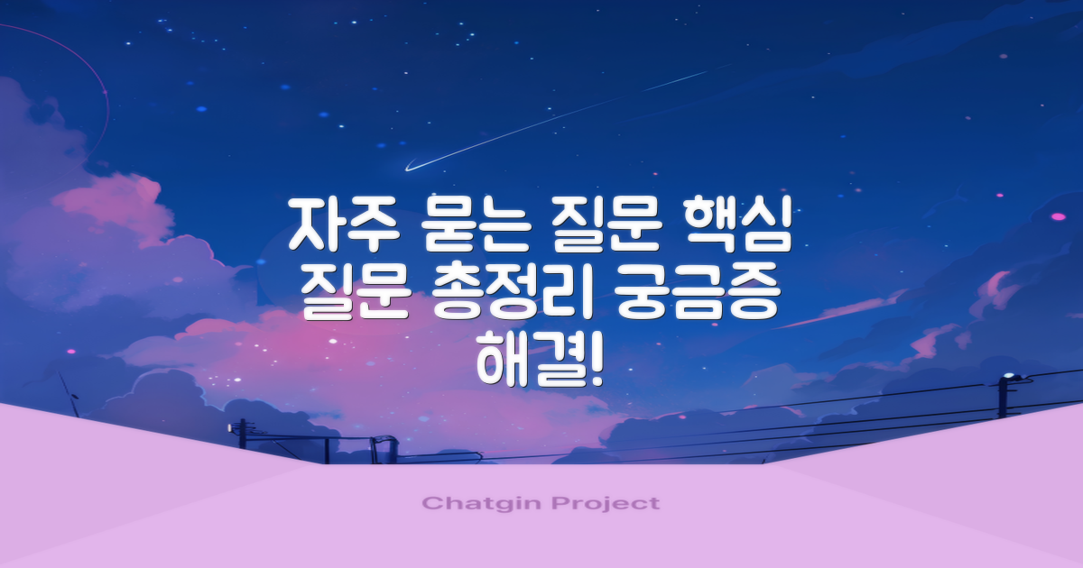 자주 묻는 질문