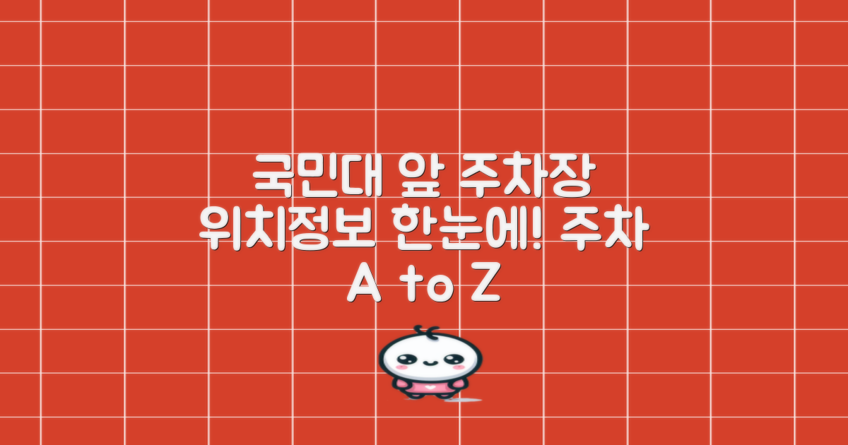 국민대 앞 주차장, 위치와 정보 한눈에 보세요!